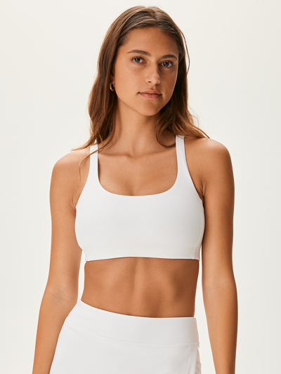 Shop Outdoor Voices Double Time Bra In White