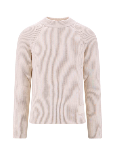 Shop Ami Alexandre Mattiussi Ami Paris Sweater In White