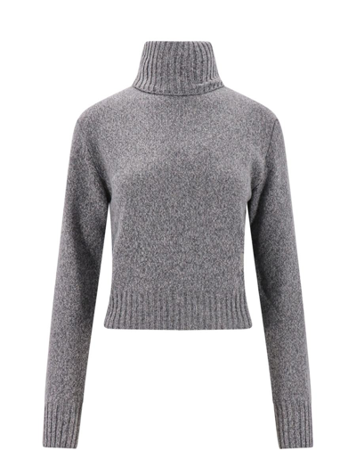 Shop Ami Alexandre Mattiussi Ami Paris Sweater In Grey