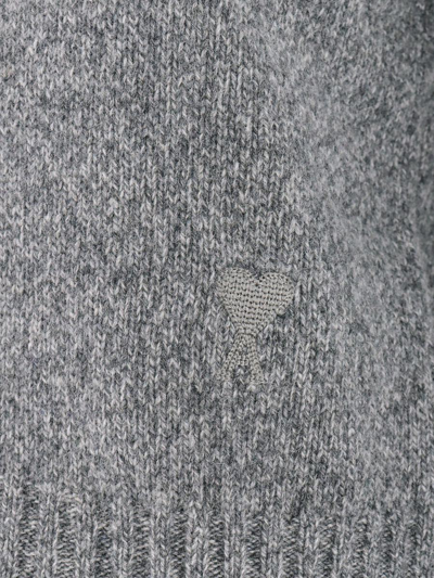 Shop Ami Alexandre Mattiussi Ami Paris Sweater In Grey