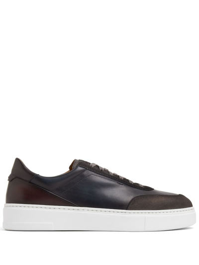 Shop Magnanni Sirius Low-top Sneakers In Blue