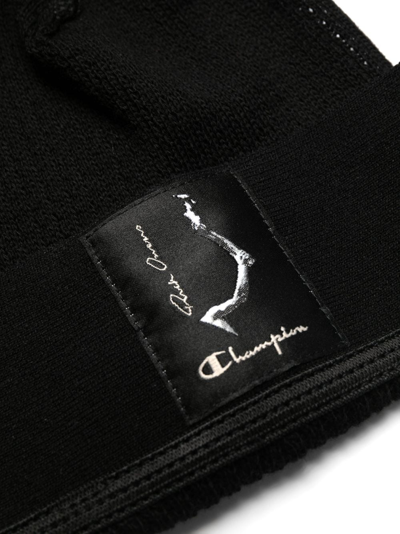 Rick Owens X Champion Jockstrap Underwear In Black