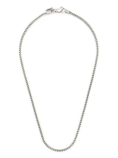 Shop Emanuele Bicocchi Chain-link Necklace In Silver