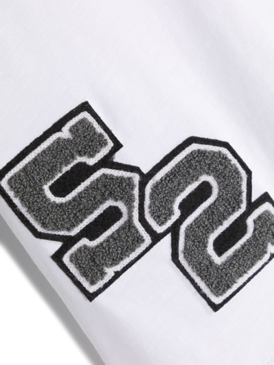 Shop Givenchy Logo-appliqué Organic-cotton T-shirt In White