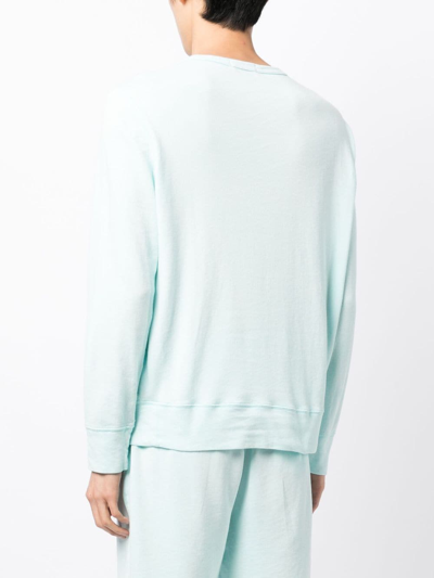 Polo Ralph Lauren Polo Pony Jersey-knit Sweatshirt In Blue