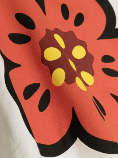 Shop Kenzo Boke Flower Cotton Sweatshirt In Neutrals