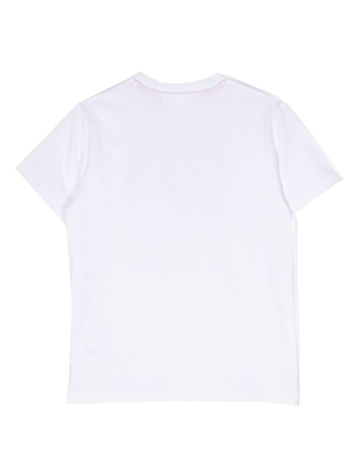 Hugo Boss Kids T-shirt For Boys In White