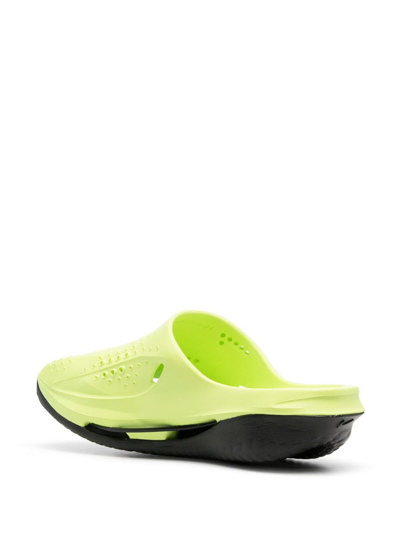 Shop Nike X Mmw 005 Almond-toe Slides In Green