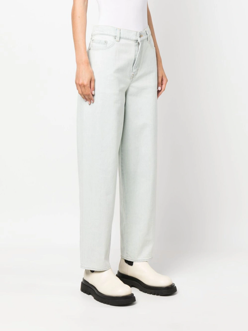 デニム・ジーパン Kenzo Bleach Denim Straight Jeans With Tapered Leg With Leg Jeans Bleach Kenzo Denim デニム・ジーパン Tapered Straight