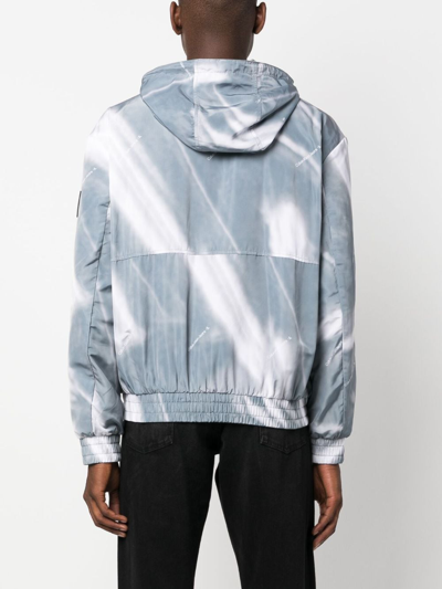 Shop Calvin Klein Jeans Est.1978 Logo-patch Windbreaker Jacket In Grey