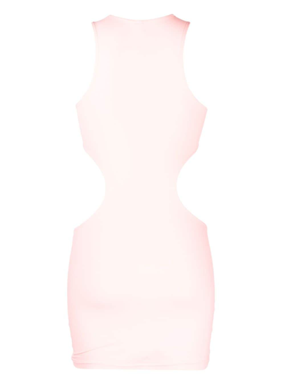 Shop Reina Olga Cut-out Mini Dress In Pink