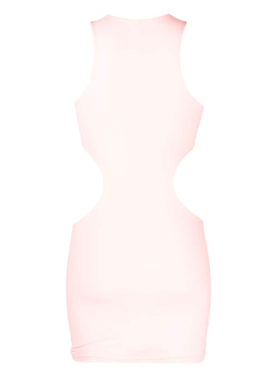 Reina Olga Sleeveless Minidress Featuring Cut-out Detailing In Pink
