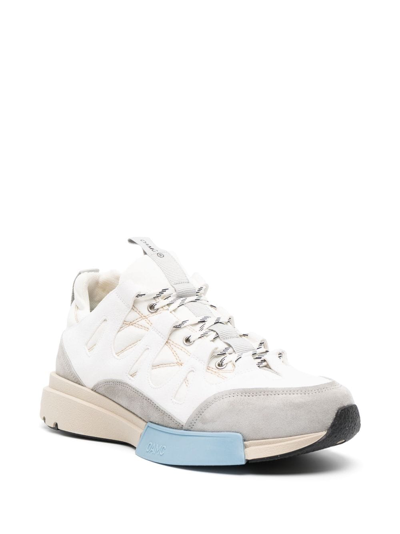 Oamc Trail Runner Sneakers In White Suede In White