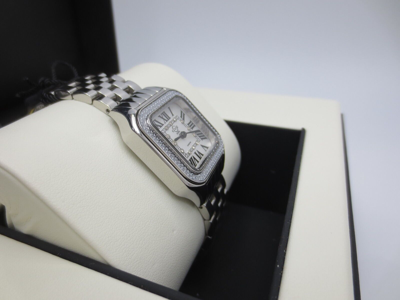 Pre-owned Gv2 By Gevril Women's 12110 Milan Swiss Quartz Stainless Steel Diamond Watch