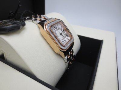 Pre-owned Gv2 By Gevril Women's 12114b Milan Swiss Quartz Iprg 2-tone Steel Diamond Watch