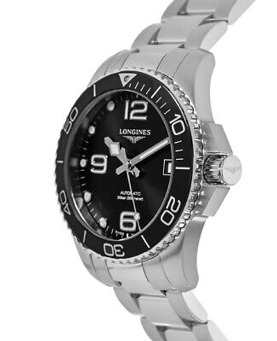 Pre-owned Longines Hydroconquest Automatic Black Dial Steel Men's Watch L3.780.4.56.6