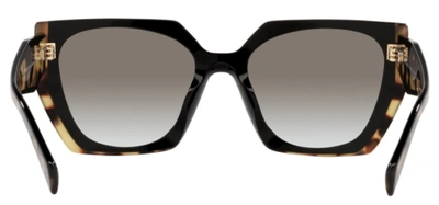Pre-owned Prada Authentic  Sunglasses Pr 15ws-3890a7 Black Tortoise W/grey Lens 54mm In Gray