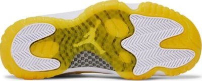 Pre-owned Jordan [ah7860-107] Womens Air  Retro 11 Low 'yellow Snakeskin'