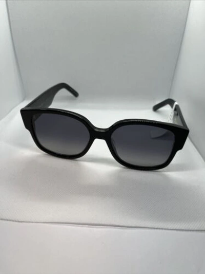 Pre-owned Dior Christian  Wil Su Square Sunglasses - Black / Grey -new W/ Case & Box In Gray