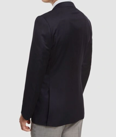 Pre-owned Ermenegildo Zegna $2200  Men's Blue Wool Sport Coat Jacket Size It 58r/us 46r