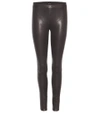 J BRAND Mid-rise leather leggings