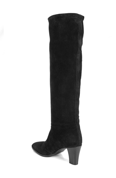 Pre-owned Vince Casper Knee-high Black Suede Boots - - Msrp $595 - Choose Size