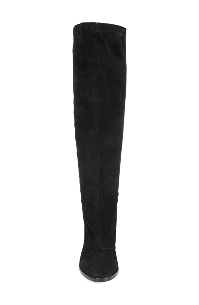 Pre-owned Vince Casper Knee-high Black Suede Boots - - Msrp $595 - Choose Size