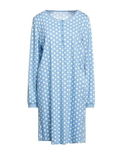 Shop Calida Woman Sleepwear Azure Size Xxs Cotton In Blue