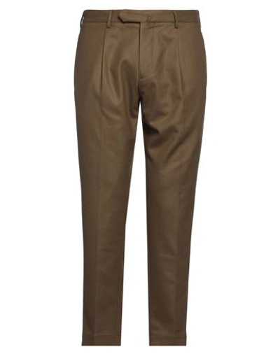 Santaniello Man Pants Camel Size 34 Wool, Polyamide, Cashmere, Elastane In Beige