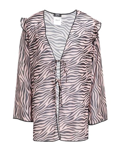 Shop Smmr Woman Cover-up Blush Size L/xl Polyester In Pink