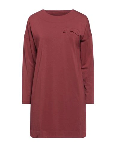 Shop Femilet By Chantelle Woman Sleepwear Burgundy Size 10 Cotton, Tencel Modal, Elastane In Red