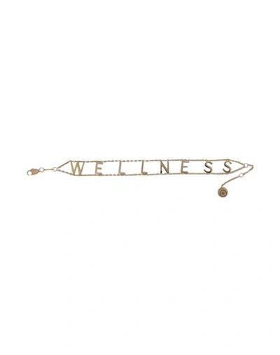 Sporty And Rich Sporty & Rich Woman Bracelet Gold Size - Metal In Gold