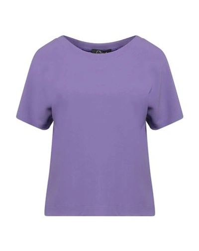 Shop Clips Woman Top Light Purple Size 4 Viscose, Acetate, Elastane