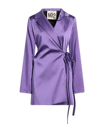Shop Aniye N°2 Woman Blazer Purple Size M Polyester, Elastane