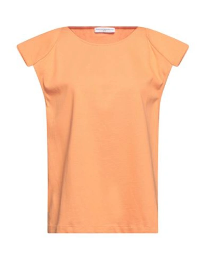 Shop Maria Vittoria Paolillo Mvp Woman T-shirt Orange Size 4 Cotton