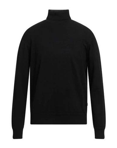 Liu •jo Man Man Turtleneck Black Size Xl Cotton, Polyester, Polyamide, Acrylic, Wool In Black