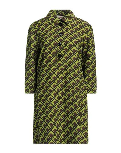 Shop Jucca Woman Mini Dress Green Size 4 Viscose