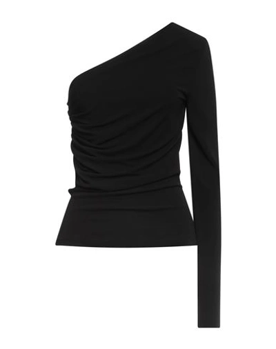 Dsquared2 Woman Top Black Size L Viscose In Black