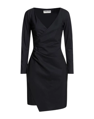 Shop Chiara Boni La Petite Robe Woman Mini Dress Black Size 8 Polyamide, Elastane