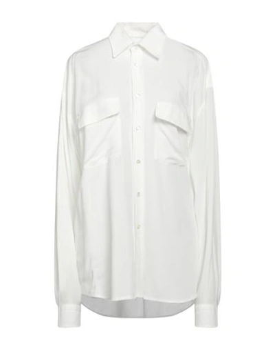 Shop Alessandro Enriquez Woman Shirt Ivory Size Xl Viscose In White