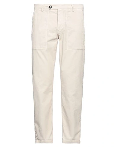 Shop Molo Eleven Man Pants Beige Size 38 Cotton, Elastane
