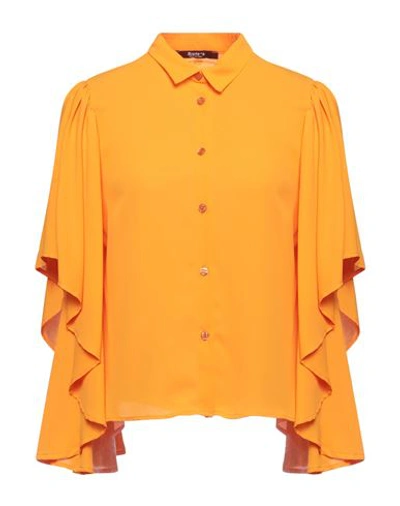 Shop Siste's Woman Shirt Orange Size Xs Polyester