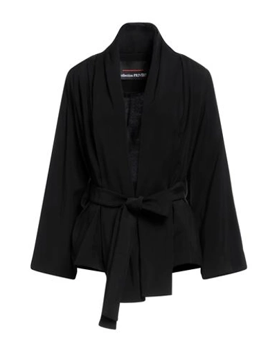 Shop Collection Privèe Collection Privēe? Woman Blazer Black Size 8 Polyester, Elastane