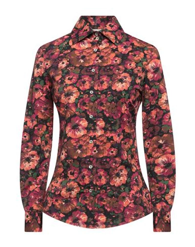 Shop Brian Dales Woman Shirt Fuchsia Size 6 Polyamide, Elastane In Pink