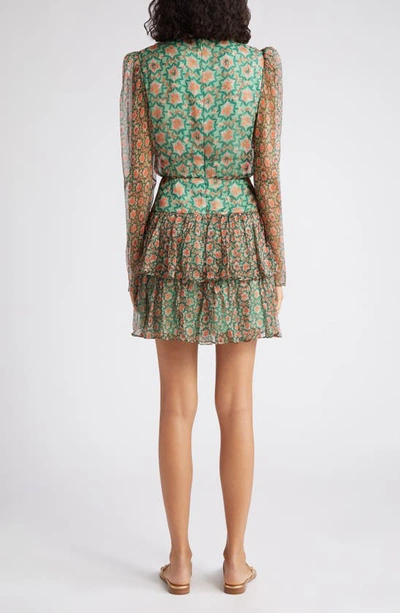 Saloni Ava-b Dress In 1792/ 1793-sorrel Olive/ Sml