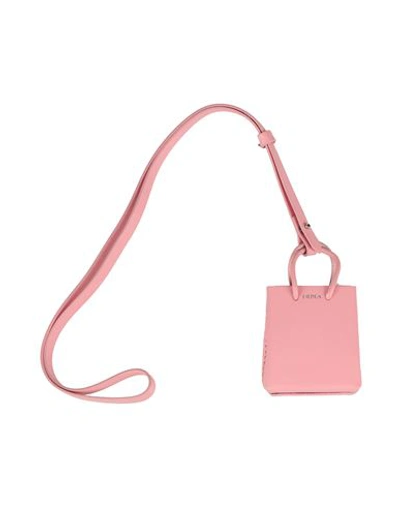 Shop Medea Woman Shoulder Bag Pink Size - Soft Leather