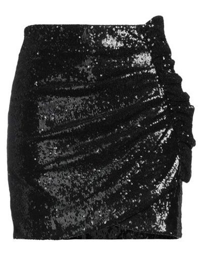 Suoli Woman Mini Skirt Black Size 8 Polyester In Black