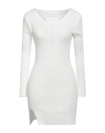 Shop Vicolo Woman Mini Dress White Size Onesize Viscose, Polyester