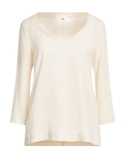 Shop Suoli Woman Top Ivory Size 10 Acetate, Silk In White