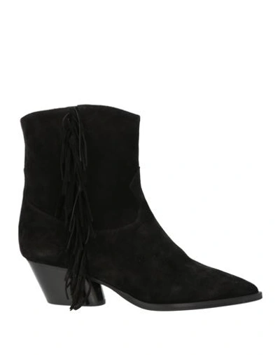 Shop Stele Woman Ankle Boots Black Size 8 Leather